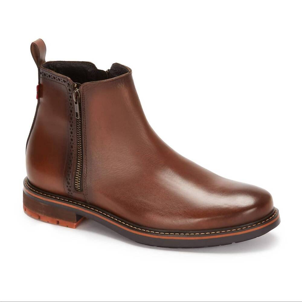NEW ANDREA men's high-quality leather boots in dark brown